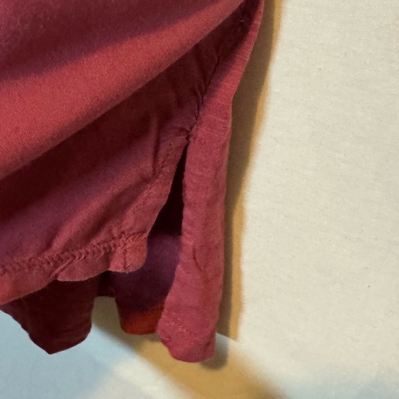 F-74 Gloria Vanderbilt‎ Pink Embroidered Lace Trim Short Sleeve Pullover Blouse - Picture 8 of 16